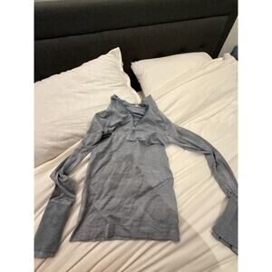 Lululemon athletica long sleeve hoodie quarter zip top